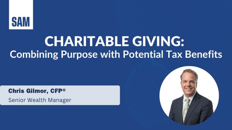 Introduction page - charitable giving webinar presented by Chris Gilmor, CFP®